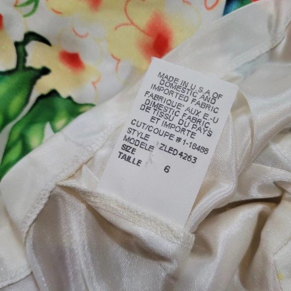 David Meister Floral Bodycon Dress - Size 6 - Picture 9 of 10